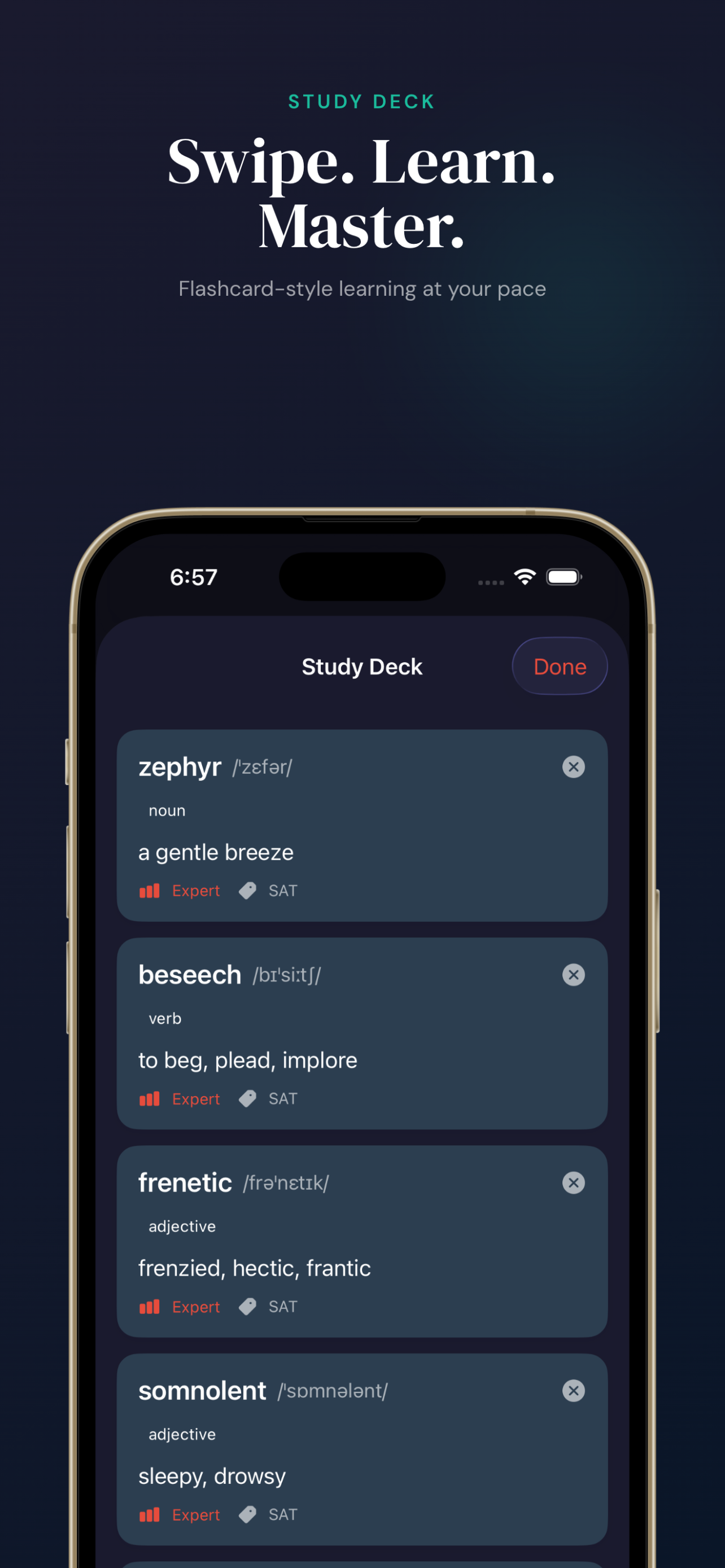 VocabDuel Study Deck